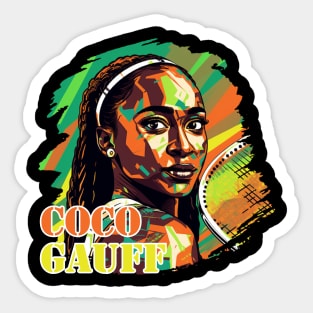 Coco Gauff Sticker